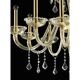 Imperial Gold "Curls" Murano Glass Venetian Chandelier