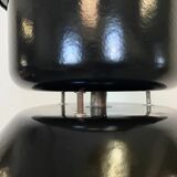 Black industrial factory lamp from Elektrosvit, 1960s