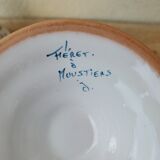 Moustiers earthenware potpourri vase