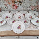 Set of 12 dessert plates Sarreguemines model Gérardmer