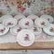 Set of 12 dessert plates Sarreguemines model Gérardmer