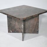 Table basse en marbre véritable vintage des années 1970