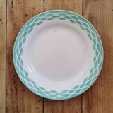 Vintage dessert plates Digoin Lola