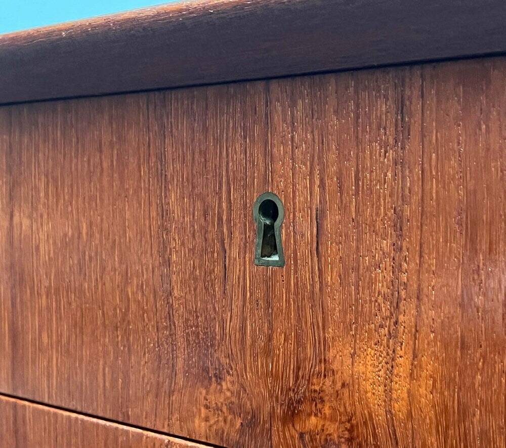 Danish commode model 314 in teak by Johannes Sorth for Nexø Møbelfabrik, 1960s.