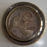 Small engraved metal box innocence