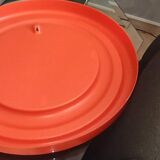 Vintage orange mirror - 48cm