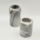 Marble candleholder set, Danish design, 1970s, production: Denmark