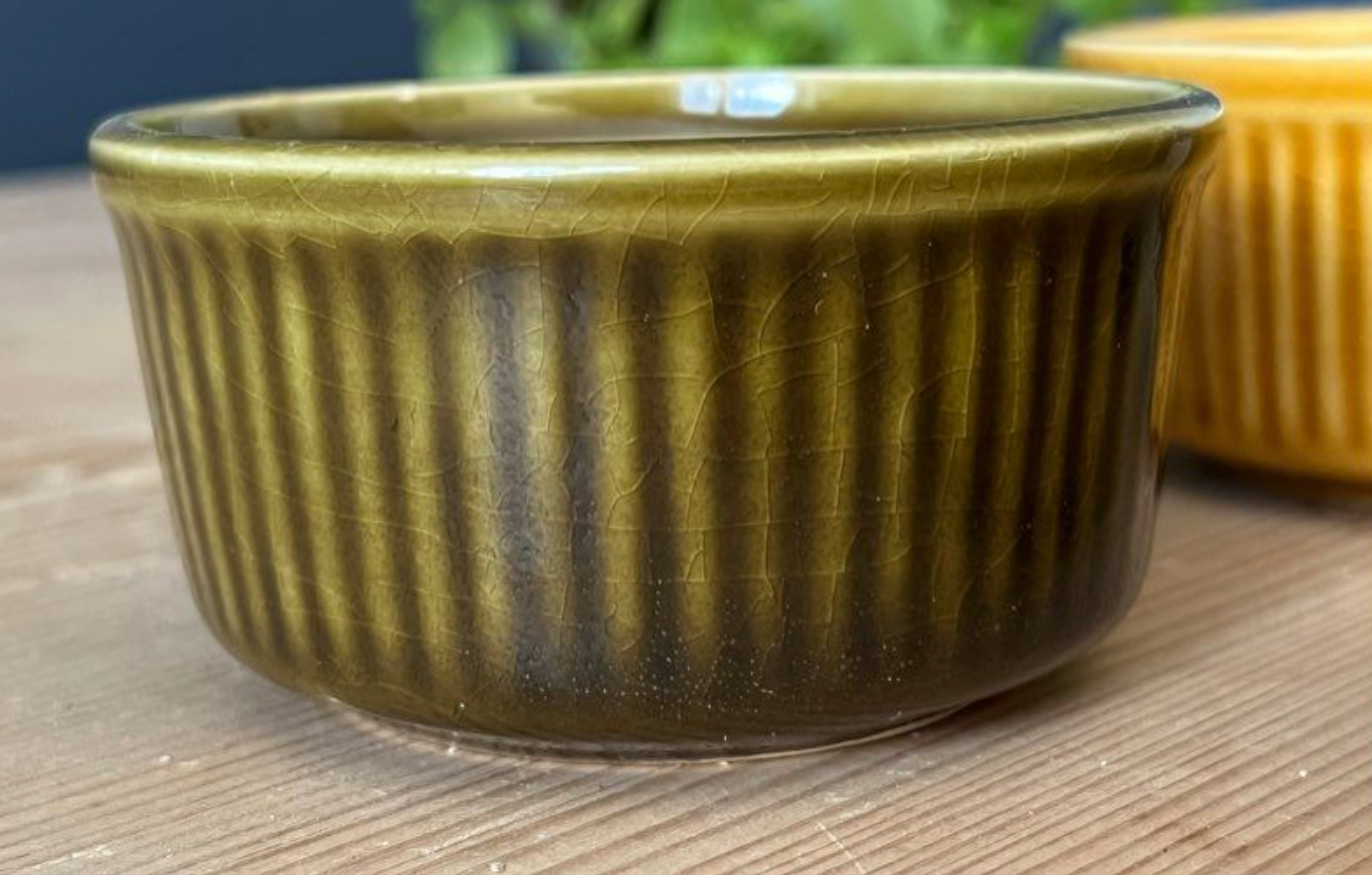 Set of 4 ramekins sarreguemines