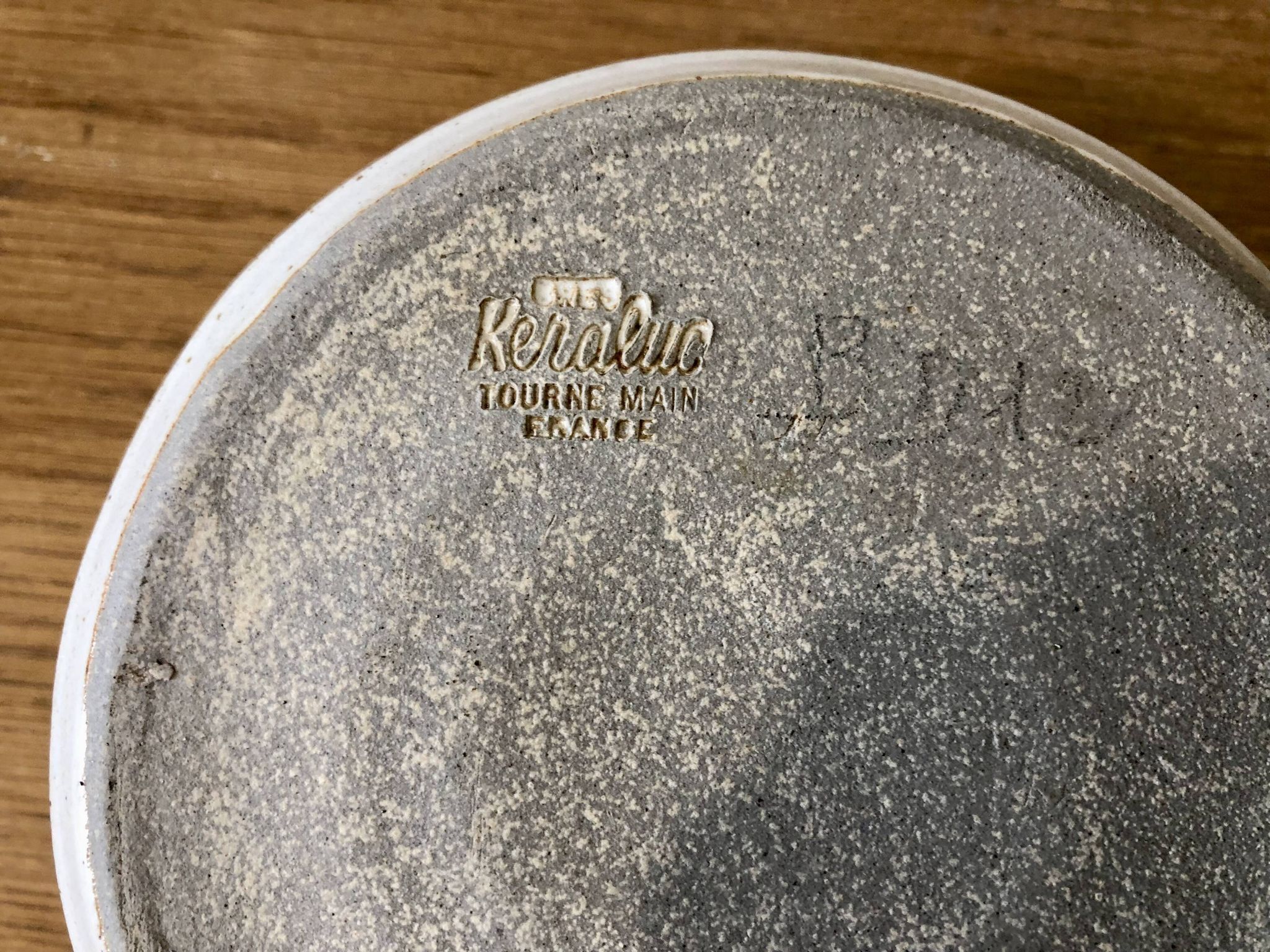 Stoneware candle holder