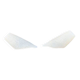 Pair of antique opaline glass tulips