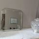 Art deco engraved mirror