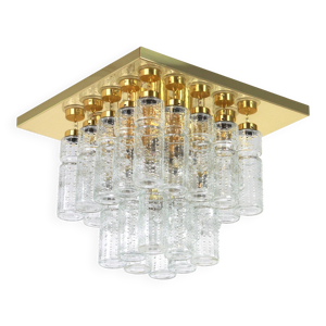 Lustre en verre cristal