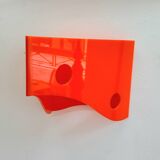 Prisunic style plexiglass coat rack