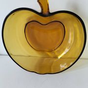Saladier vintage pomme verre pressé