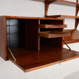 Vintage modular wall system by Poul Cadovius