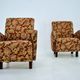 Set of Two Art Deco Armchairs H-283 by Jindřich Halabala, 1930s