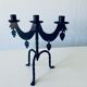 Swedish iron candle holder