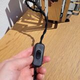 Vintage geometric chrome lamp 1970