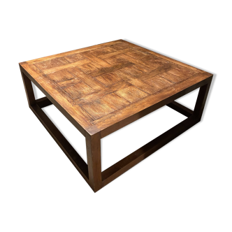 Versailles parquet wooden coffee table