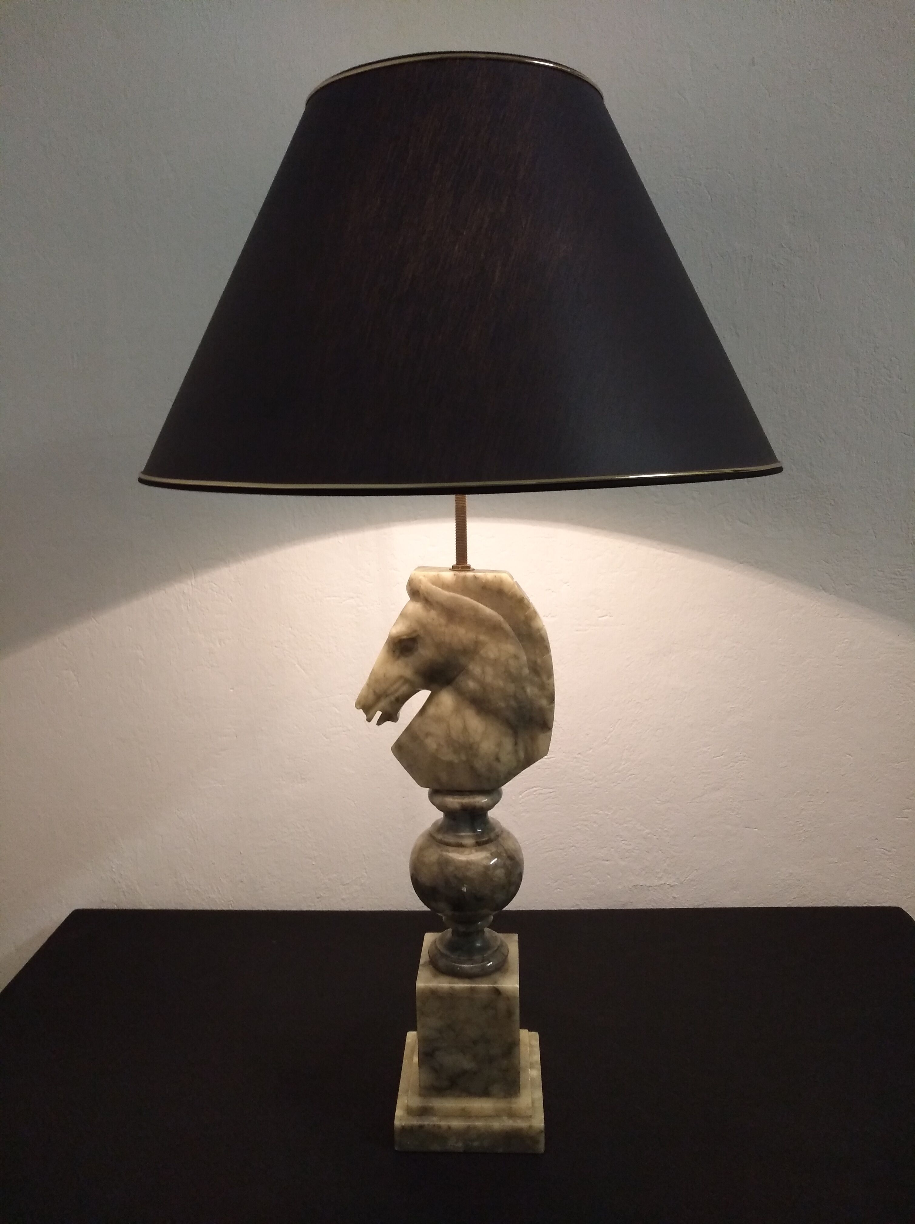 70s living room lamp foot