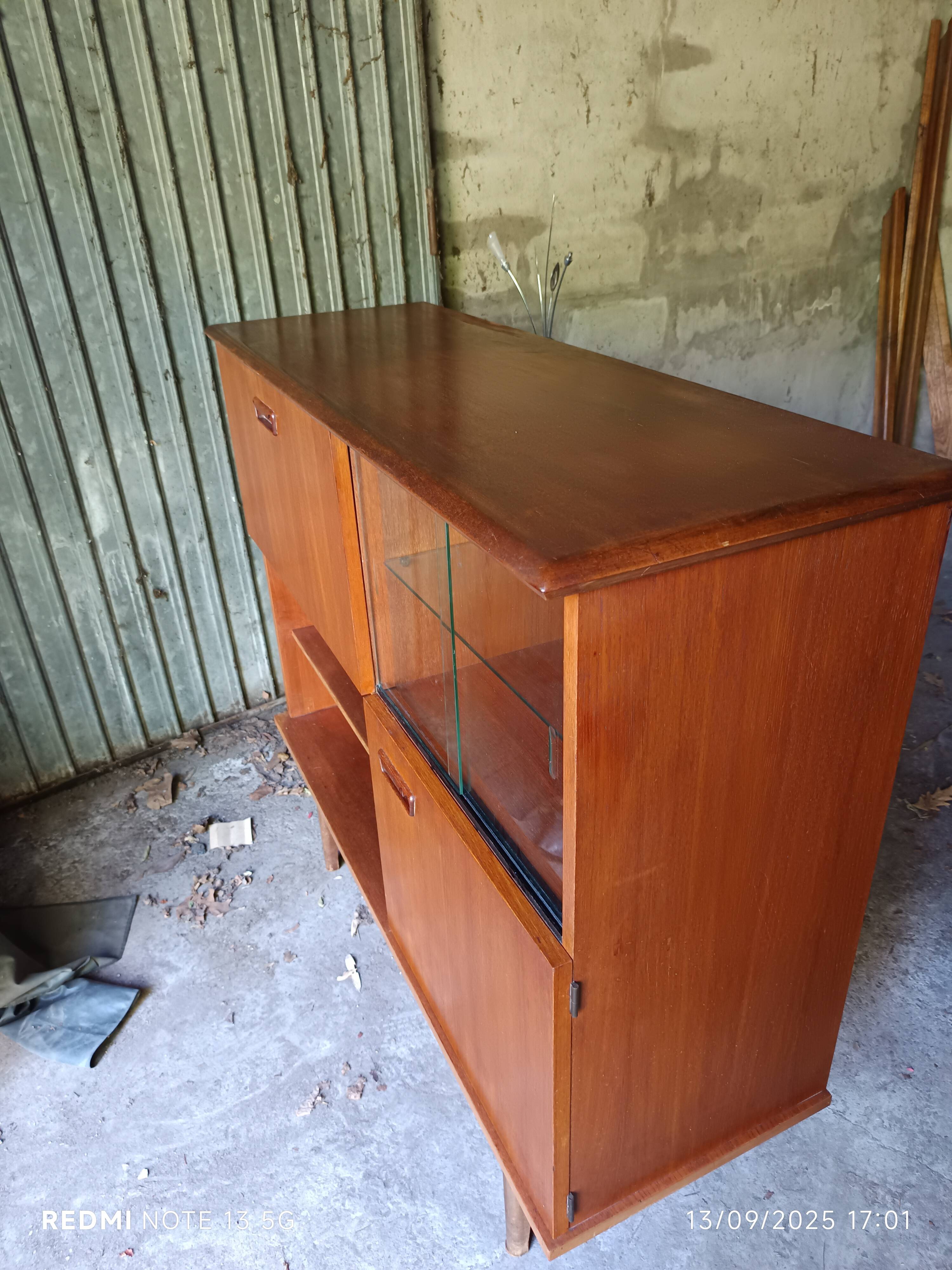 1960s Scandinavian display cabinet