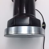 Lamp in ceramic and chrome, 80s
