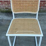 Set of 4 Cesca b32 model chairs in white