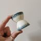 Coquetier diabolo ancien terre de fer