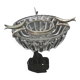 Serving dish in crystal for caviar