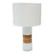 Scandinavian glass table lamp by Bent Nordsted for Tesco