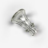 Conical glass decanter graphic pattern 60s