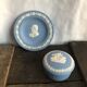 Boite et coupelle en porcelaine de Wedgwood