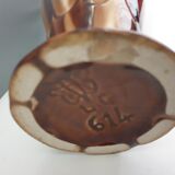 Louis Gueule vase in Vierzon earthenware
