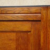 Vintage buffet in light and black oak