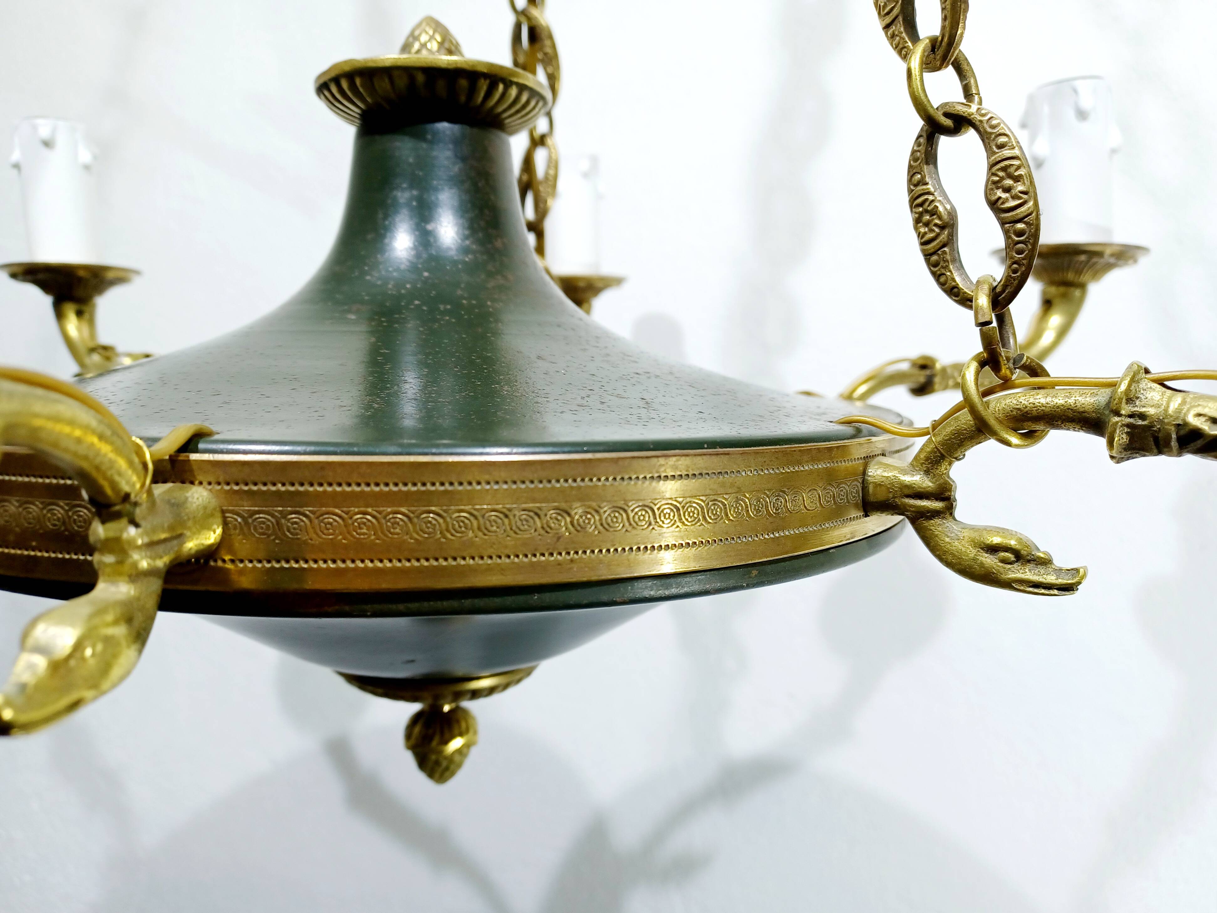 6-Light Empire Chandelier