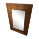 Vintage Scandinavian mirror, solid wood mirror