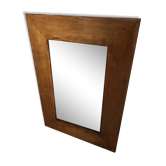 Miroir scandinave vintage, miroir en bois massif