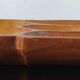 Vintage carved wooden aperitif platter – 4 compartments