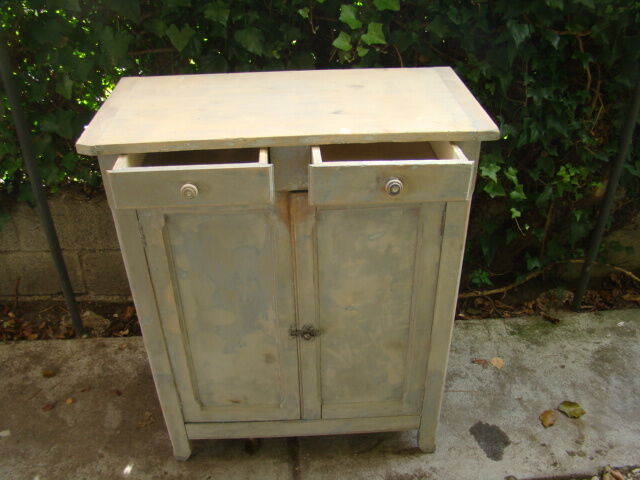 Old patinated Parisian buffet