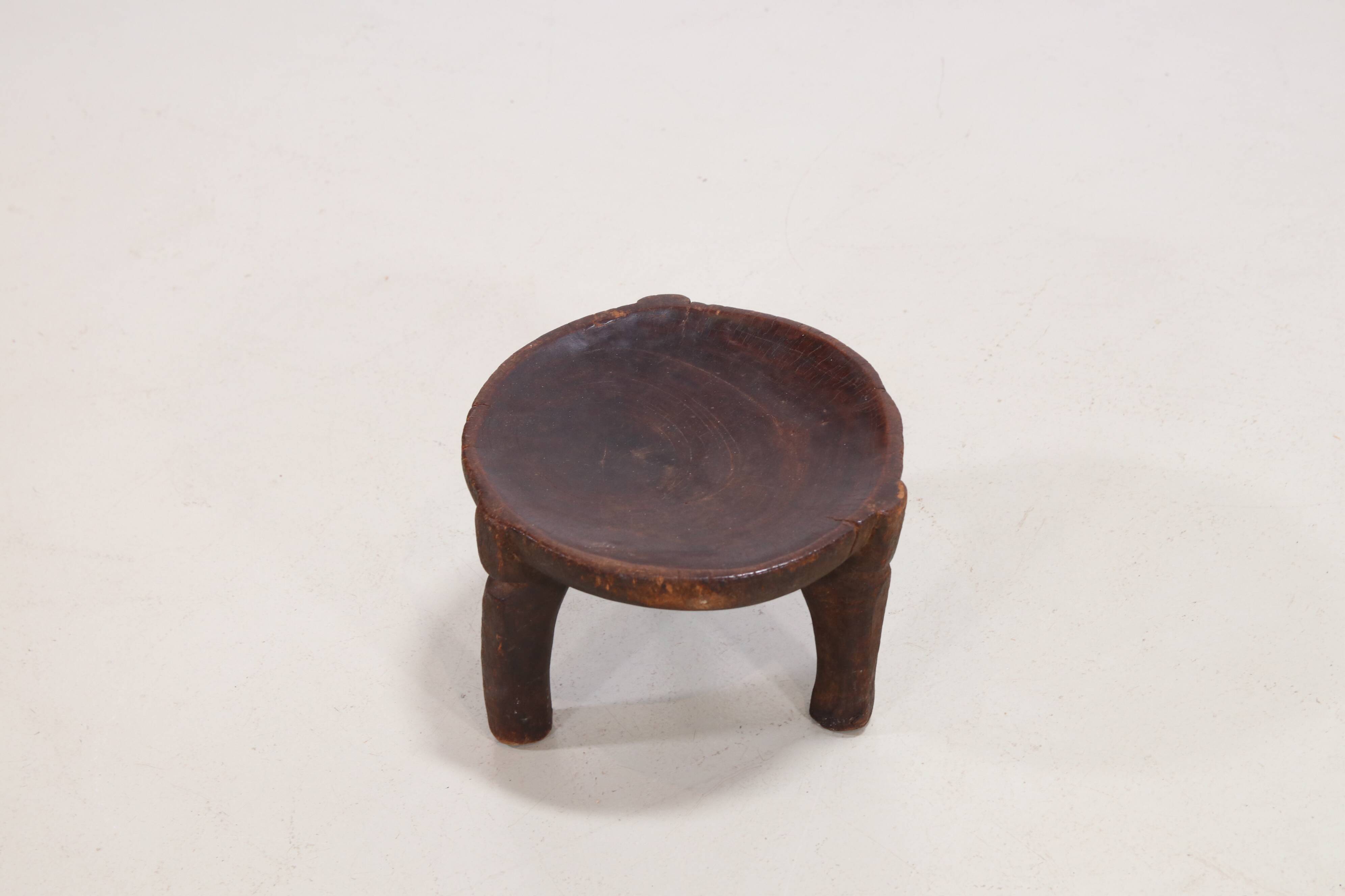 Antique African tribal stool from Tanzania