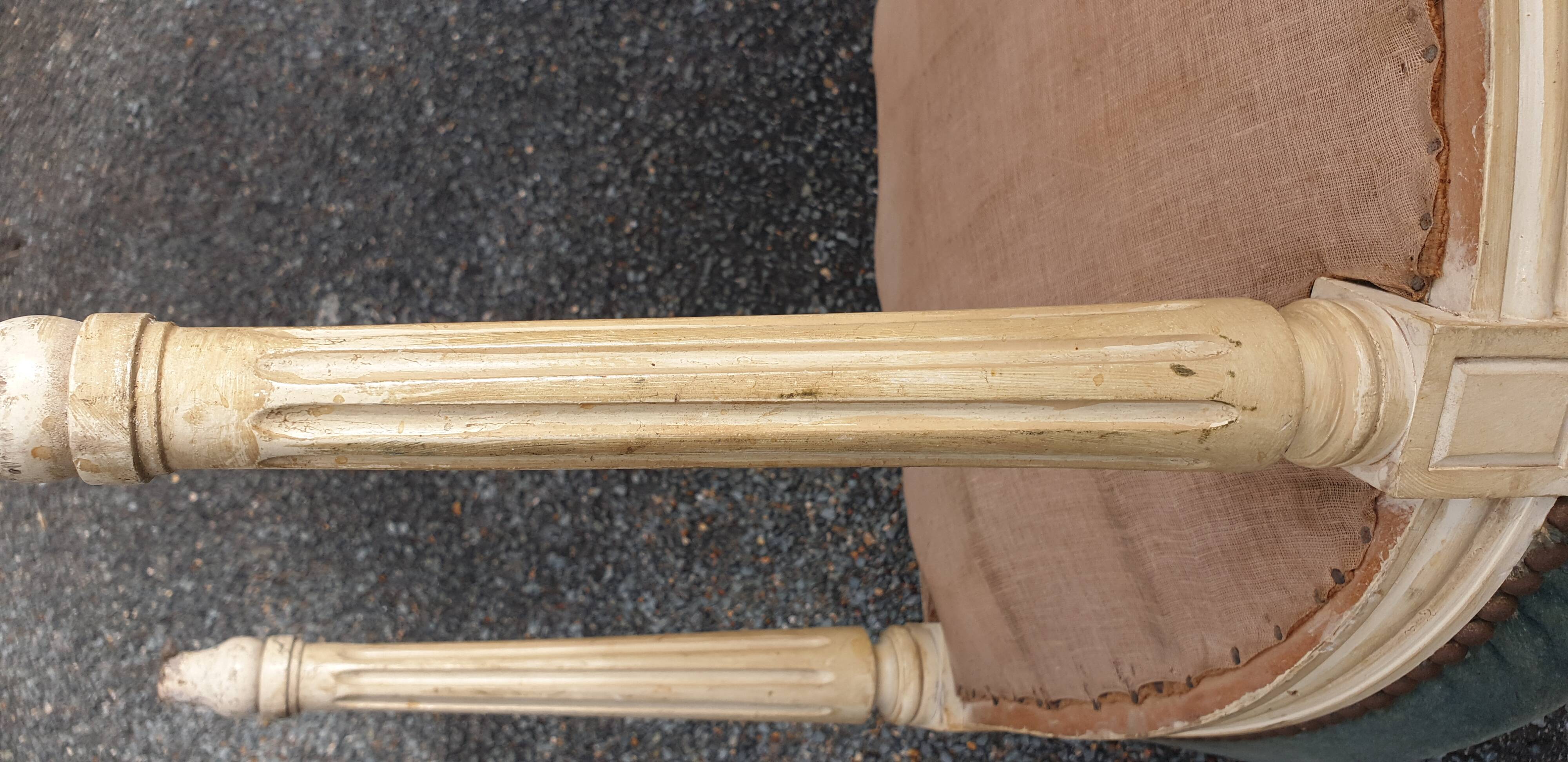 Louis xvi medallion chair