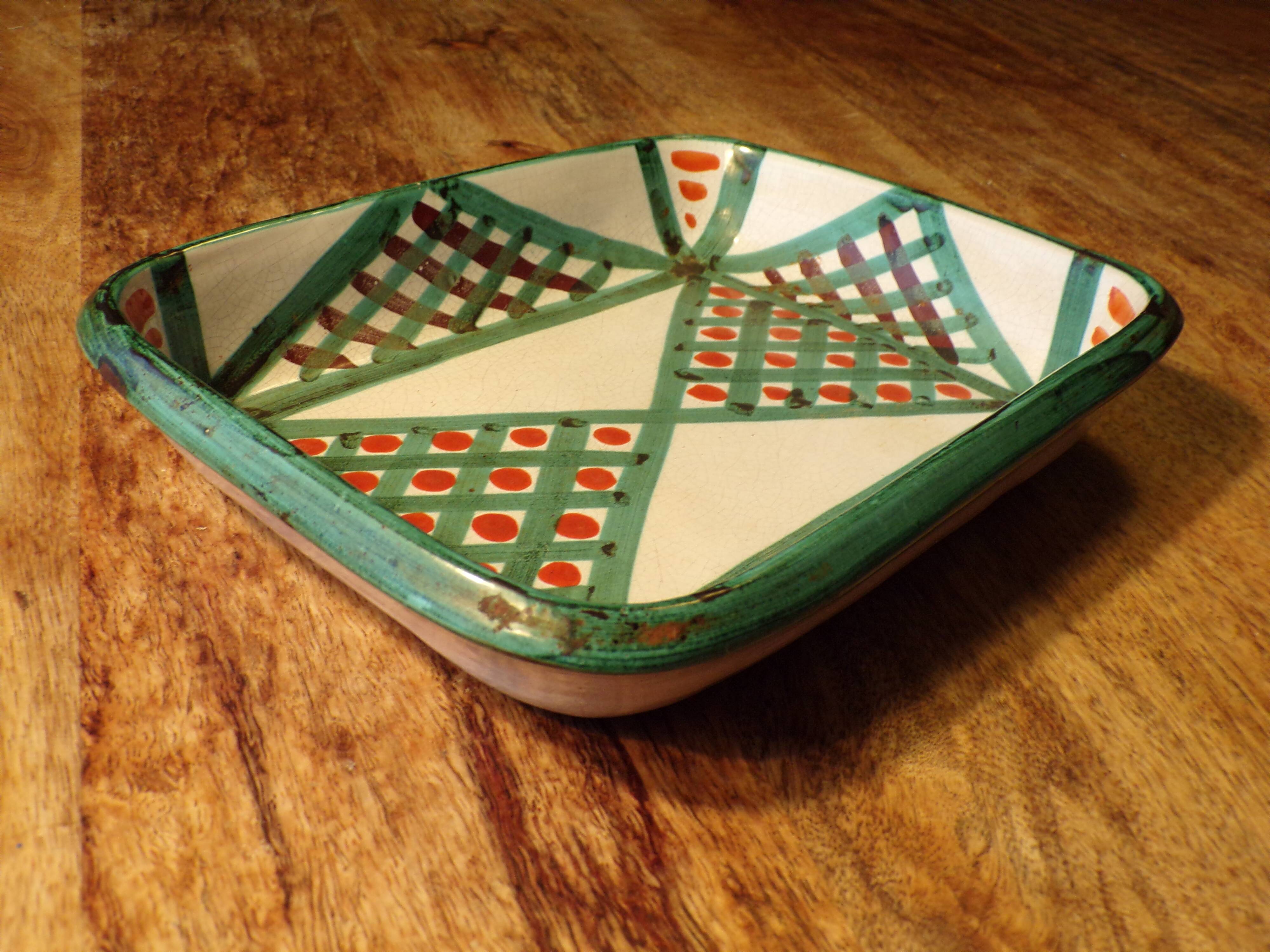 Antoine Fazzio Vallauris dish 22x29 cm