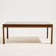 Coffee table in rosewood and ceramic by Lisbeth Sallingboe