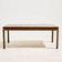 Coffee table in rosewood and ceramic by Lisbeth Sallingboe