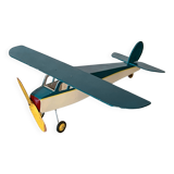 Avion en bois, jouet vintage, années 70