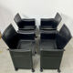 Lot 4 old armchairs "Korium" by Tito Agnoli for Matteo Grassi 1980
