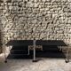 Occasional furniture / hi-fi furniture on chrome metal wheels – Habitat