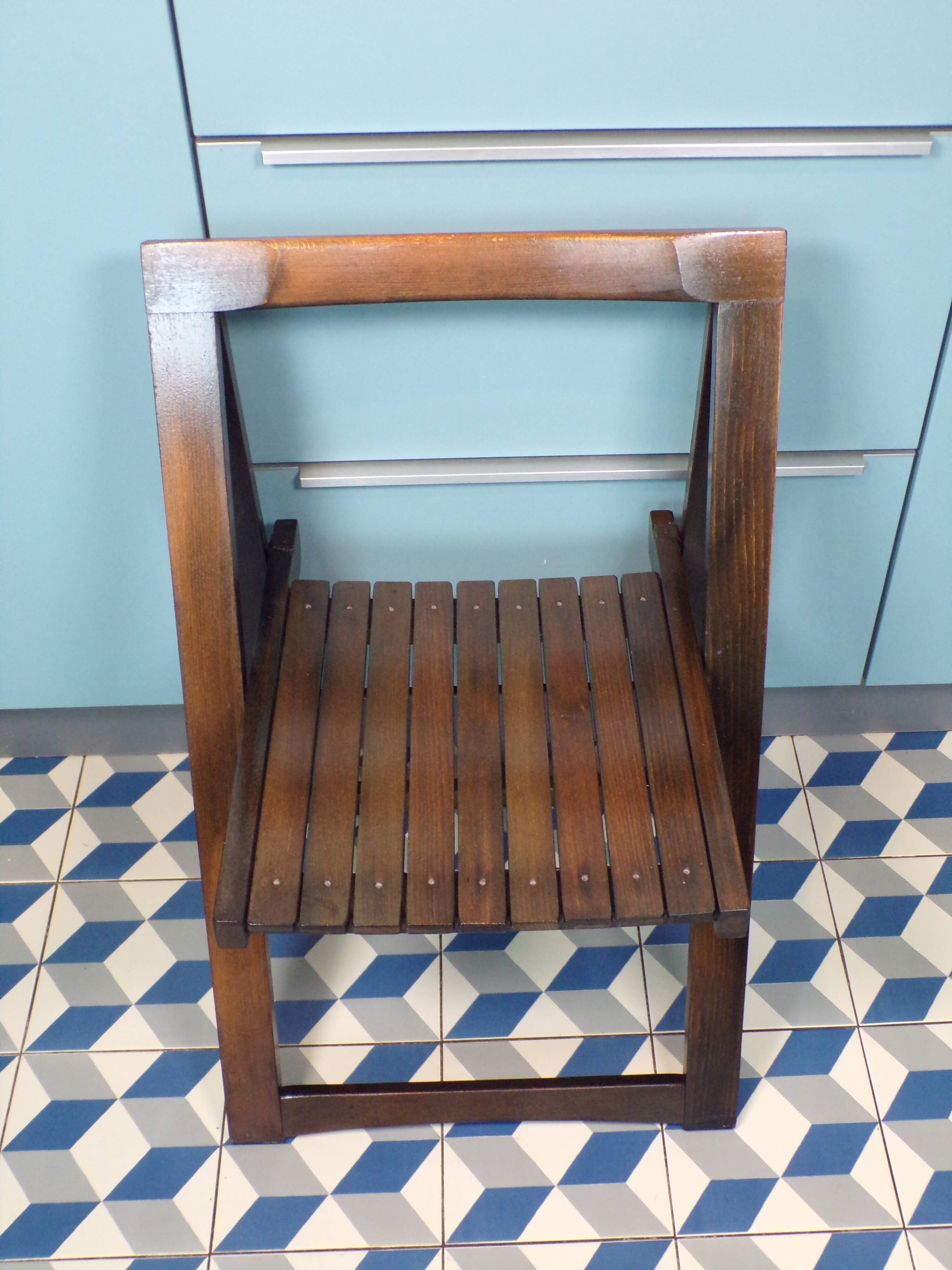 Vintage Italian folding chair