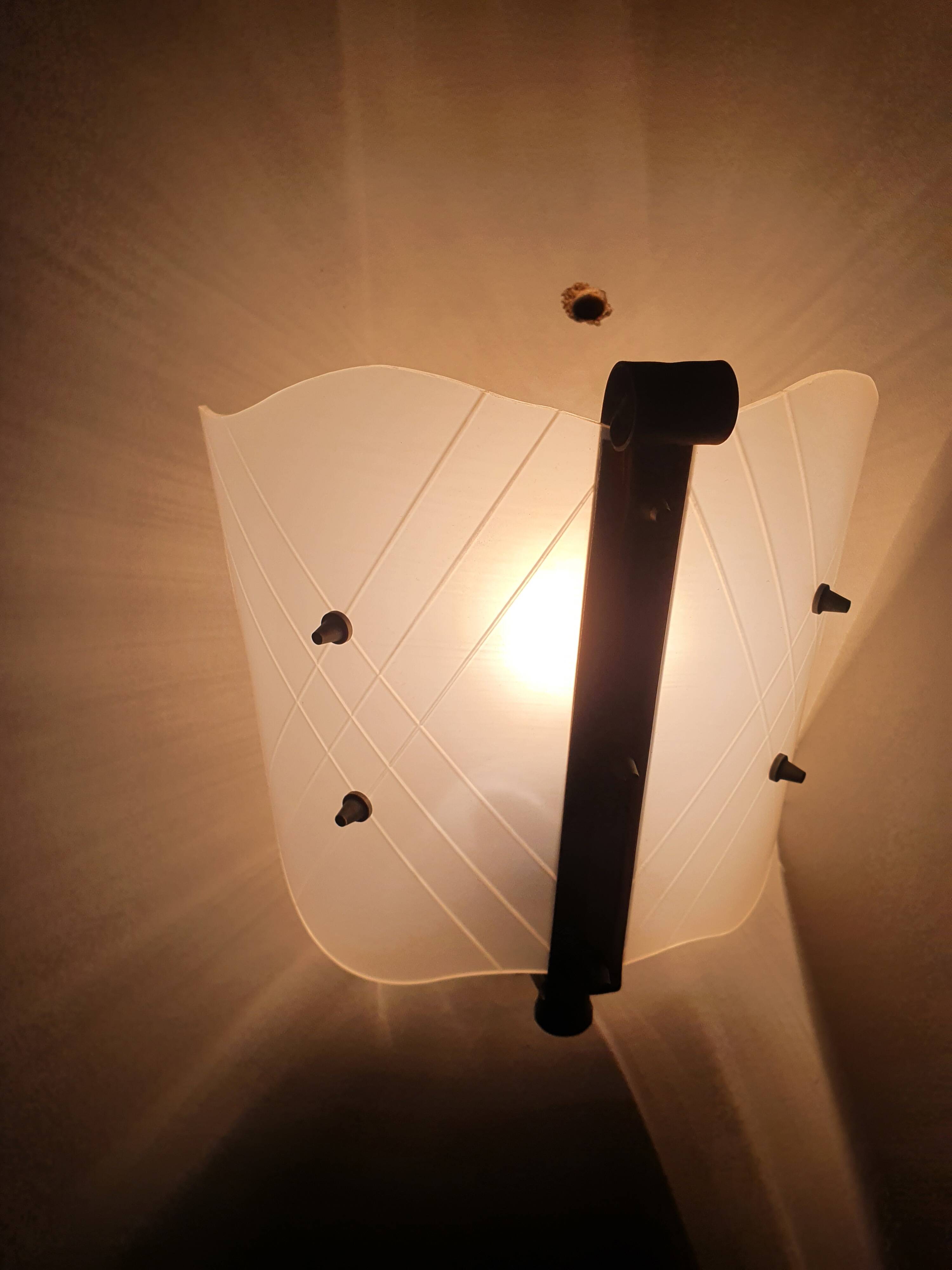 Pair of 1950s butterfly wall lights