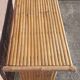 Bamboo counter or bar. (With 2 folding high chairs)